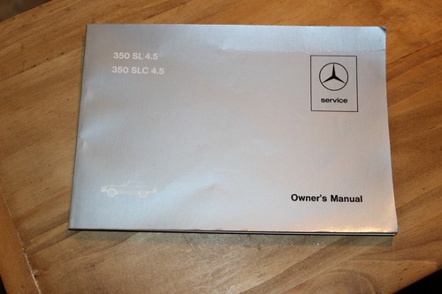 Owner manual mercedes benz - owner's,
