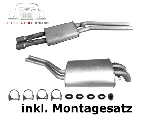 Auspuffanlage für mercedes - für,