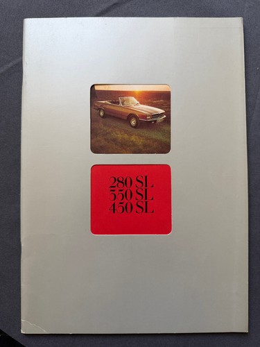 Orig mercedes prospekt 280sl - mercedes-prospekt,
